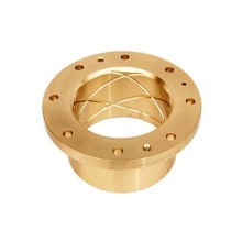 Bucha de rolamento flange de latão com usinagem CNC